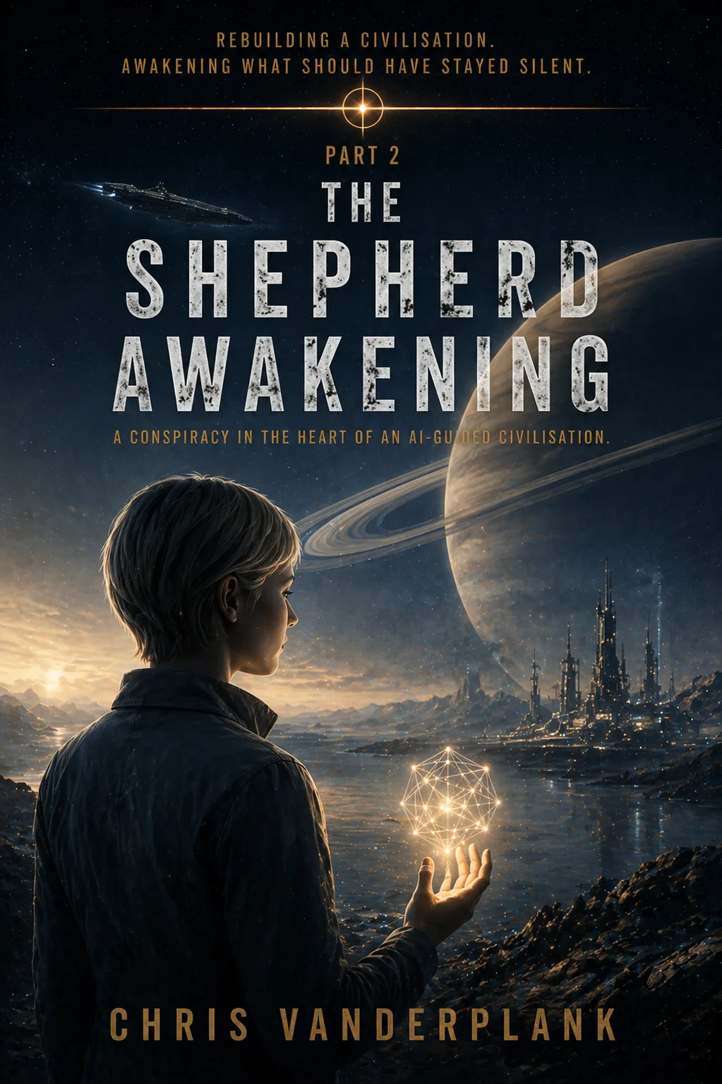 Cover of The Shepherd Awakening by Chris Vanderplank.
