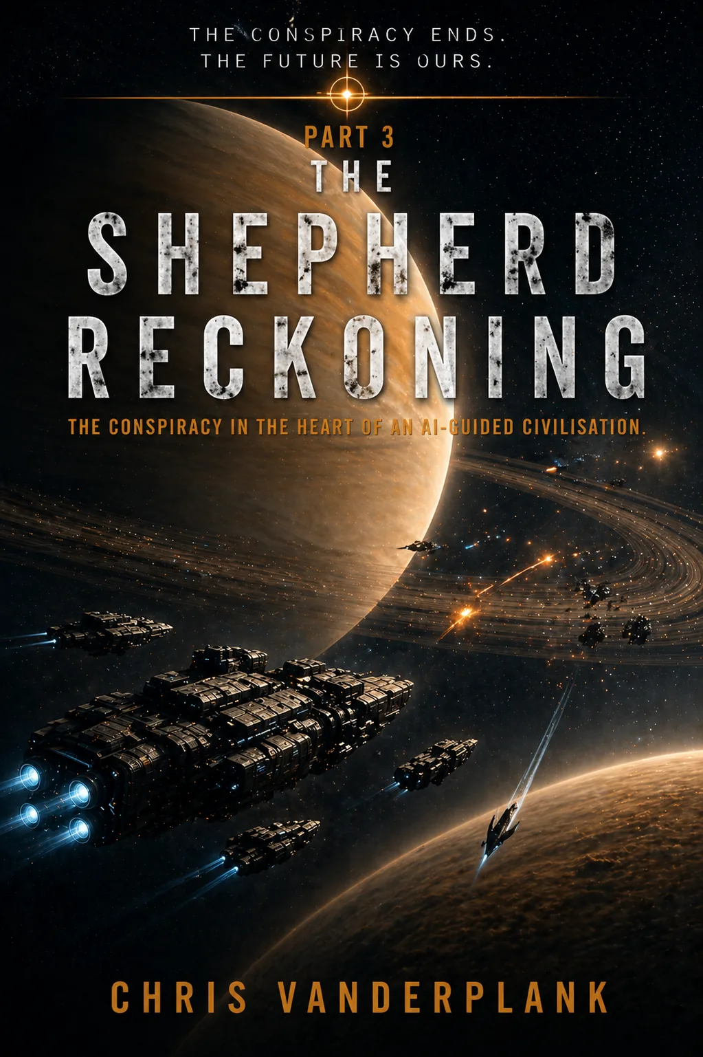 Cover of The Shepherd Reckoning by Chris Vanderplank.