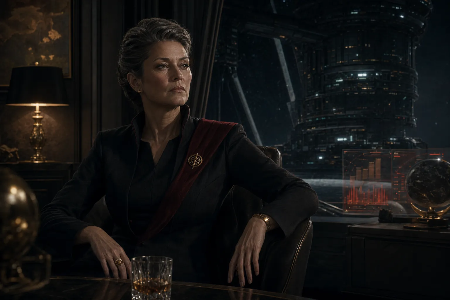 Vivienne Lefevre in a private Hyperion suite.